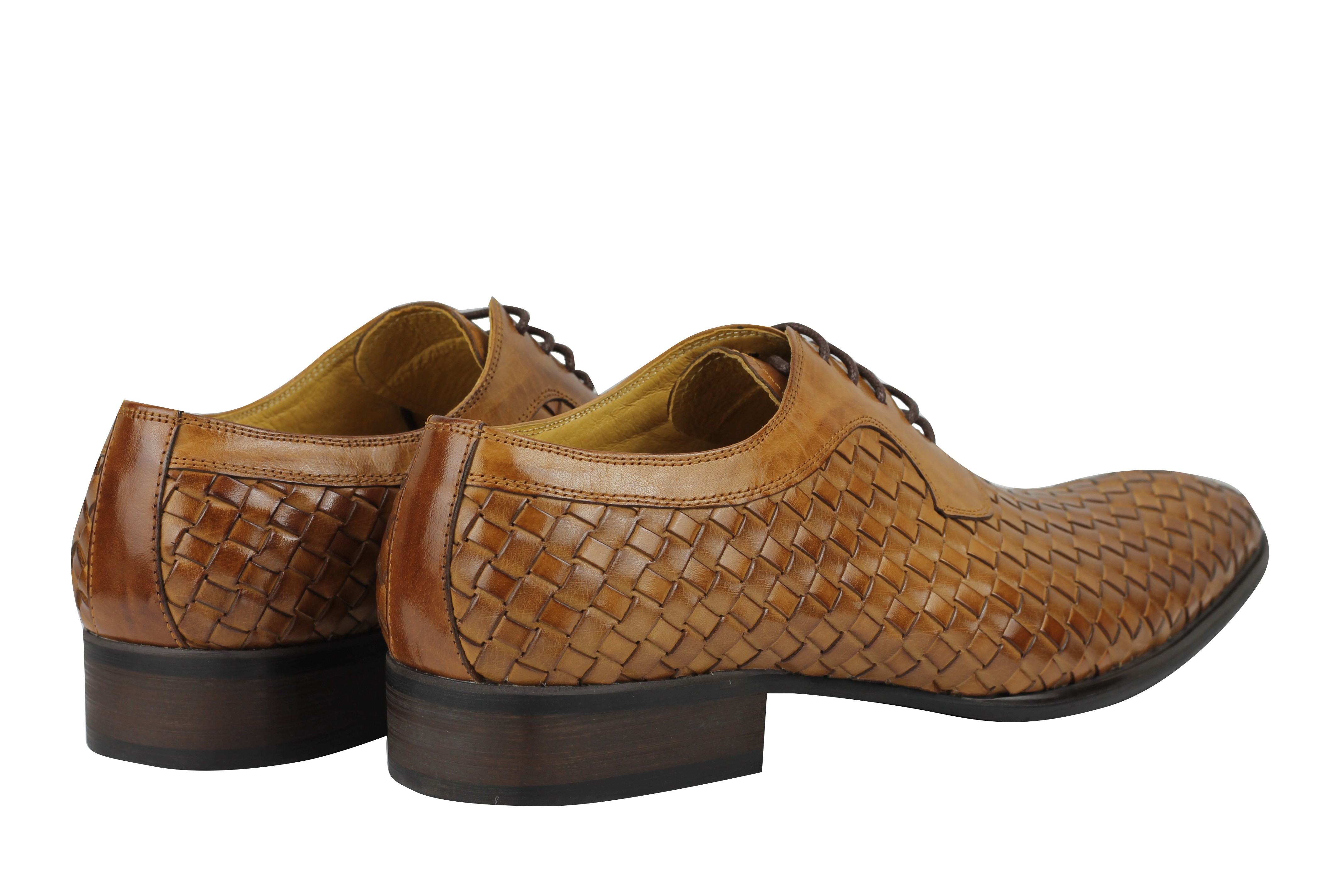 mens tan weave shoes